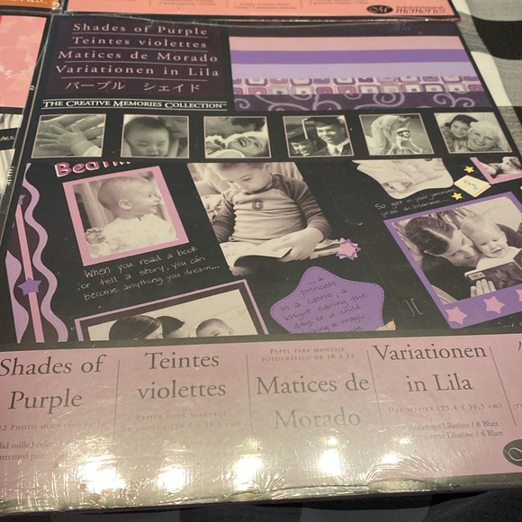 Lot of 4 packages of creative memories paper - Picture 4 of 9